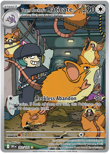 Team Rocket's Raticate - Destined Rivals - 202/182