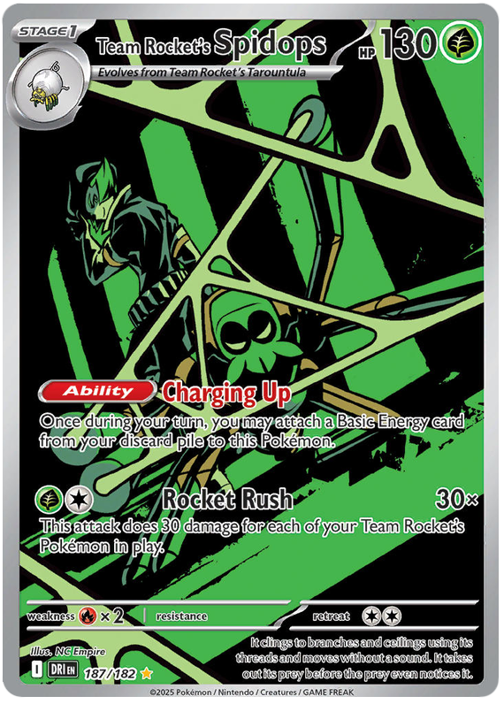 Team Rocket's Spidops - Destined Rivals - 187/182