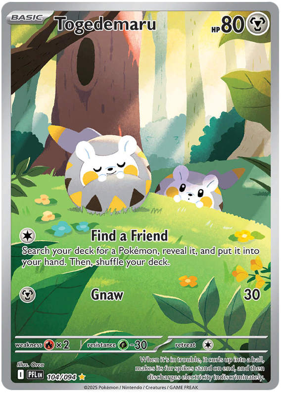 Togedemaru - Flammes Spectrales - 104/094