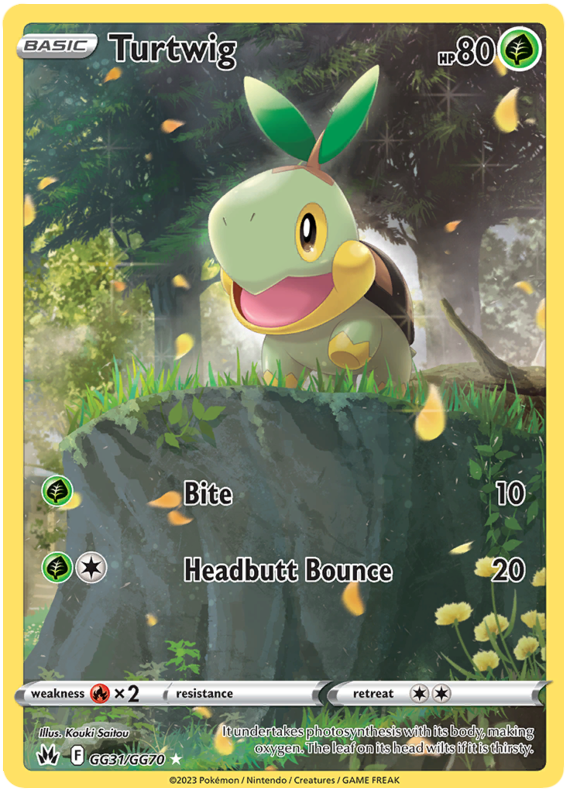 Turtwig - Crown Zenith - GG31/GG70