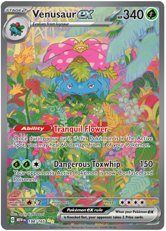 Venusaur ex - Scarlet & Violet 151 - 198/165