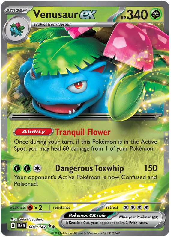 Venusaur ex - Stellar Crown - #001