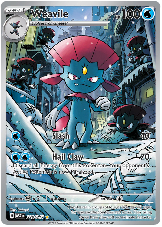 Weavile - Héros Ascendus - 228/217