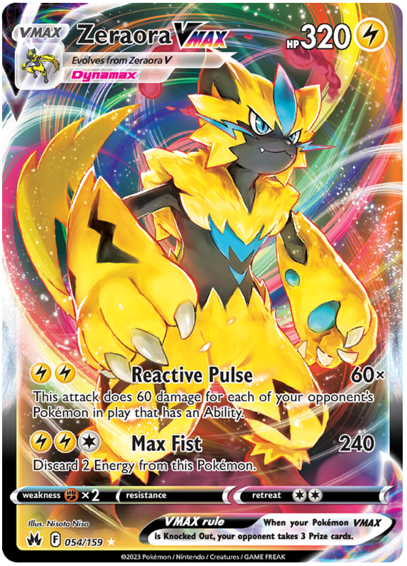 Zeraora Vmax - Zénith Suprême - 054/159