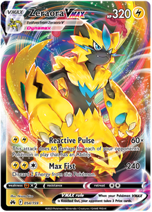 Zeraora Vmax - Crown Zenith - 054/159