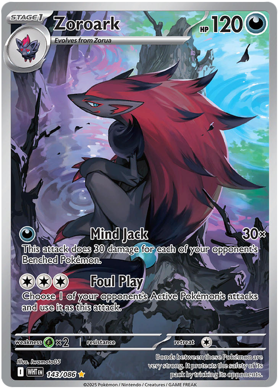 Zoroark - White Flare - 143/086