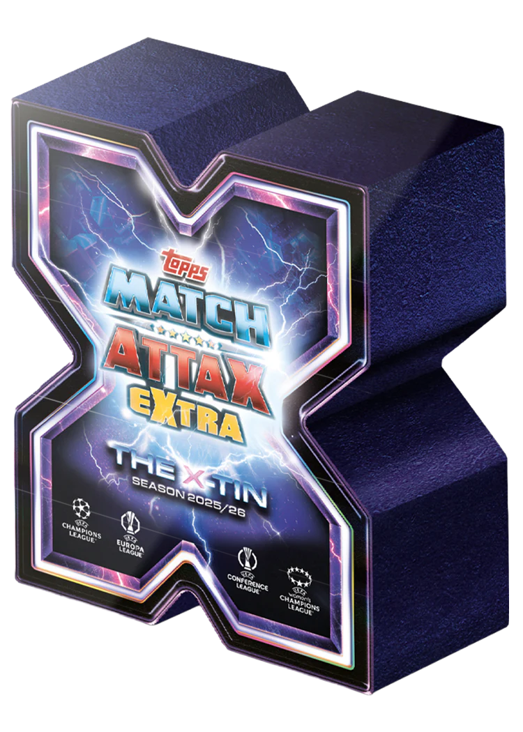 UEFA Champions League Match Attax Extra Trading Cards 2025/26 X-Tin