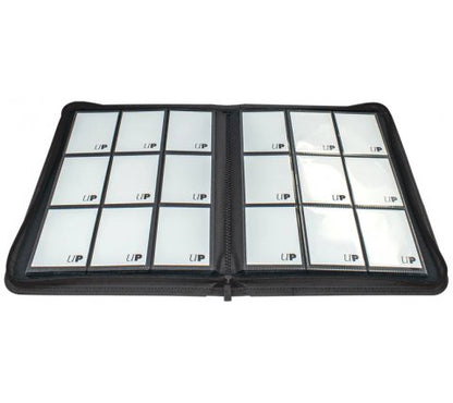 Classeur PRO-BINDER 9-Poches Zippé Noir Vif