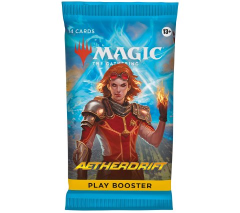 MTG Bereid je voor op een magisch avontuur met de Aetherdrift Play Booster Pack! Deze booster is perfect voor zowel verzamelaars als spelers die hun deck willen versterken met nieuwe, krachtige kaarten uit de Aetherdrift-set. Elke pack bevat een mix van c
