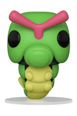 Dit is Caterpie van Pokémon als Funko Pop. Deze figuur is ongeveer 9 CM groot en komt in een vensterverpakking.