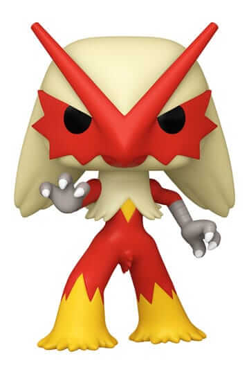 Dit is Blaziken van Pokémon als Funko Pop. Deze figuur is ongeveer 9 CM groot en komt in een vensterverpakking.