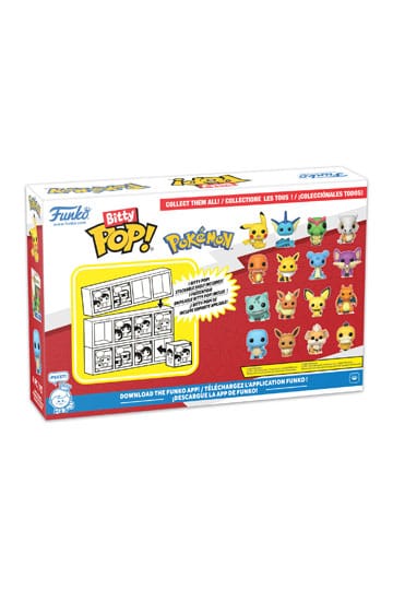Pokémon Bitty POP! Vinyl Figure 4-Pack Series 1 2 cm