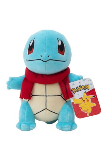 Peluche Pokémon Hiver Carapuce avec Écharpe 20 cm