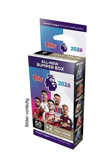 Boîte scellée de cartes à collectionner Premier League 2025/26
