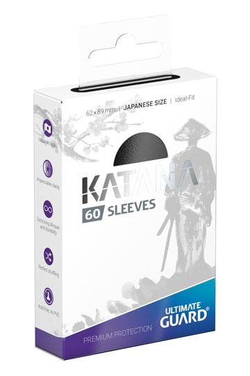 Pochettes Ultimate Guard Katana Format Japonais (60 pièces) - Noir