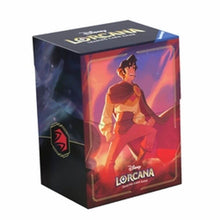 Lorcana Elke deckbox kan tot 80 kaarten met sleeve bevatten.