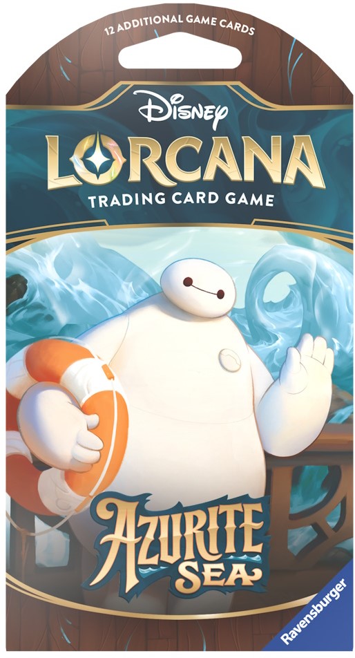 Lorcana TCG Azurite Sea Sleeved Booster Pack