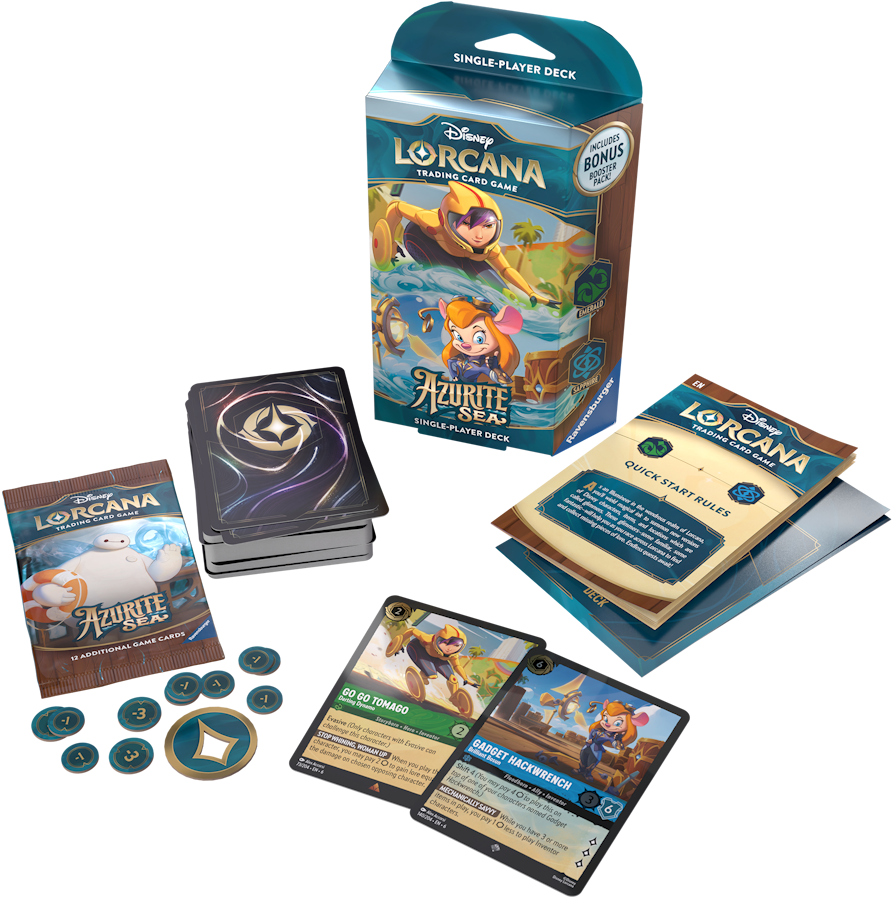 Lorcana TCG Azurite Sea Starter Deck