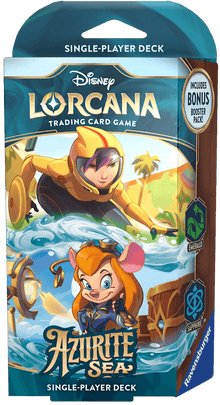 Lorcana Om Disney Lorcana te spelen, heeft elke speler een kaartspel van zestig kaarten nodig. Kant-en-klare startdecks bevatten een voorgeconstrueerd deck met een specifieke kaartenlijst. Als ruilkaartspellen nieuw voor je zijn, of als je het spel wilt e