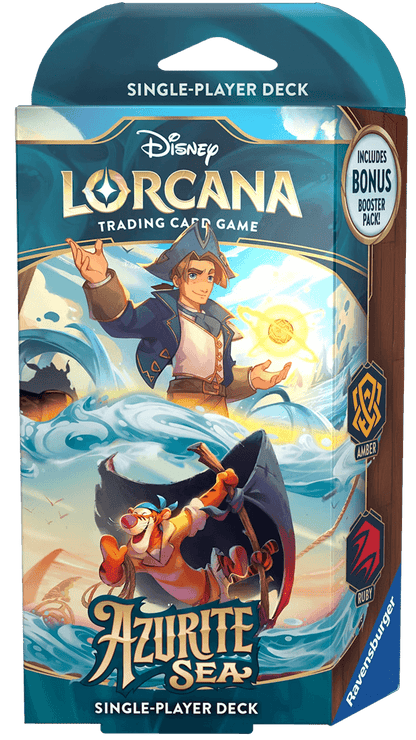 Lorcana Om Disney Lorcana te spelen, heeft elke speler een kaartspel van zestig kaarten nodig. Kant-en-klare startdecks bevatten een voorgeconstrueerd deck met een specifieke kaartenlijst. Als ruilkaartspellen nieuw voor je zijn, of als je het spel wilt e