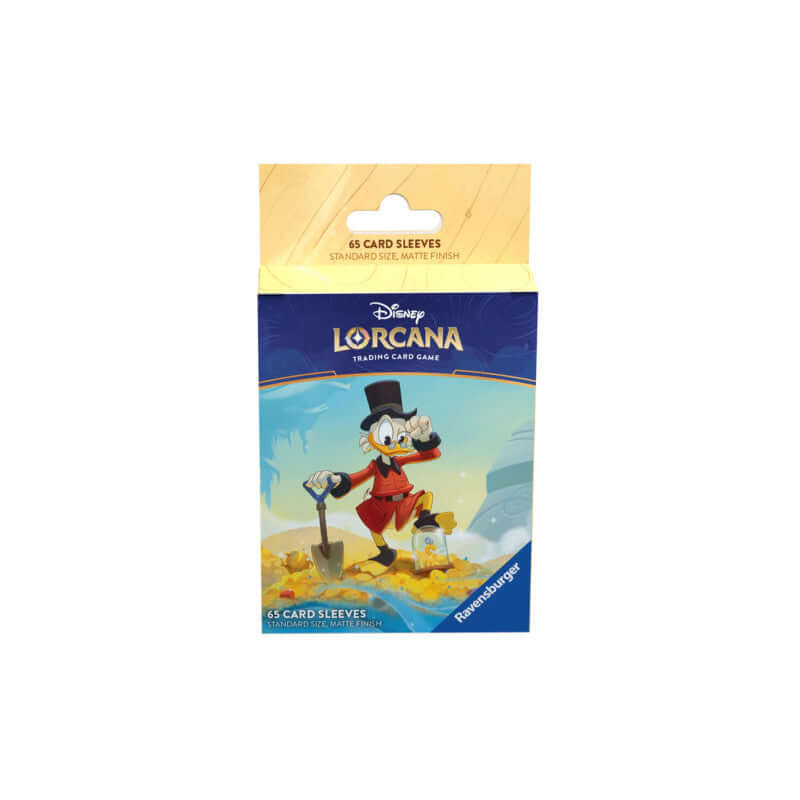 Lorcana Speciale Into The Inklands Lorcana Sleeves met Dagobert Duck.