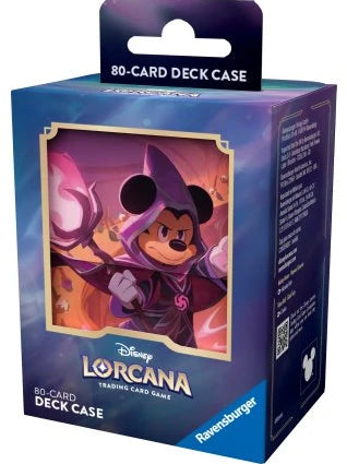 Lorcana Disney Lorcana TCG - Reign of Jafar Deck Box - Mickey Mouse.Breid je Disney Lorcana collectie uit met de Reign of Jafar uitbreidingen! Ontdek zeldzame kaarten, speel als Illumineer en beleef epische avonturen met jouw favoriete Disney-personages.