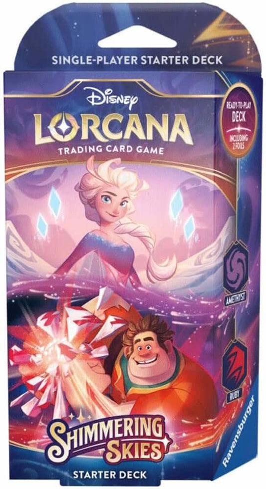Lorcana Het feest is net begonnen en jij bent uitgenodigd! Je komt samen met Illumineers en glimmers bij de Great Illuminary voor spelletjes, eten, muziek, dansen en meer. Op de gastenlijst staan nieuwe gezichten zoals Wreck-It Ralph en zijn pixelachtige