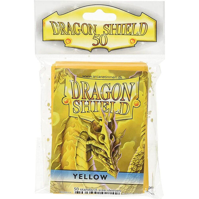 Dragon Shield - Standard - Yellow (50 stuks)