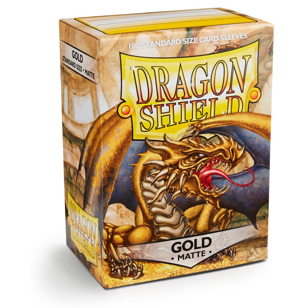 SLEEVES Dragon Shield MATTE Gold (100 stuks)