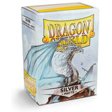 SLEEVES Dragon Shield MATTE Silver (100 stuks)