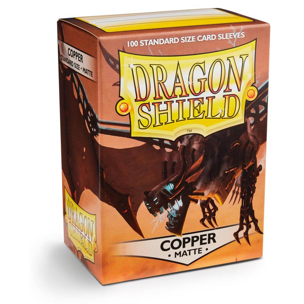 Accessoires Transparante voorkant en matte koperen achterkant. Een box bevat 100 sleeves. Ontworpen voor gebruik met Magic: The Gathering ™, Pokémon ™ en andere kaartspellen.