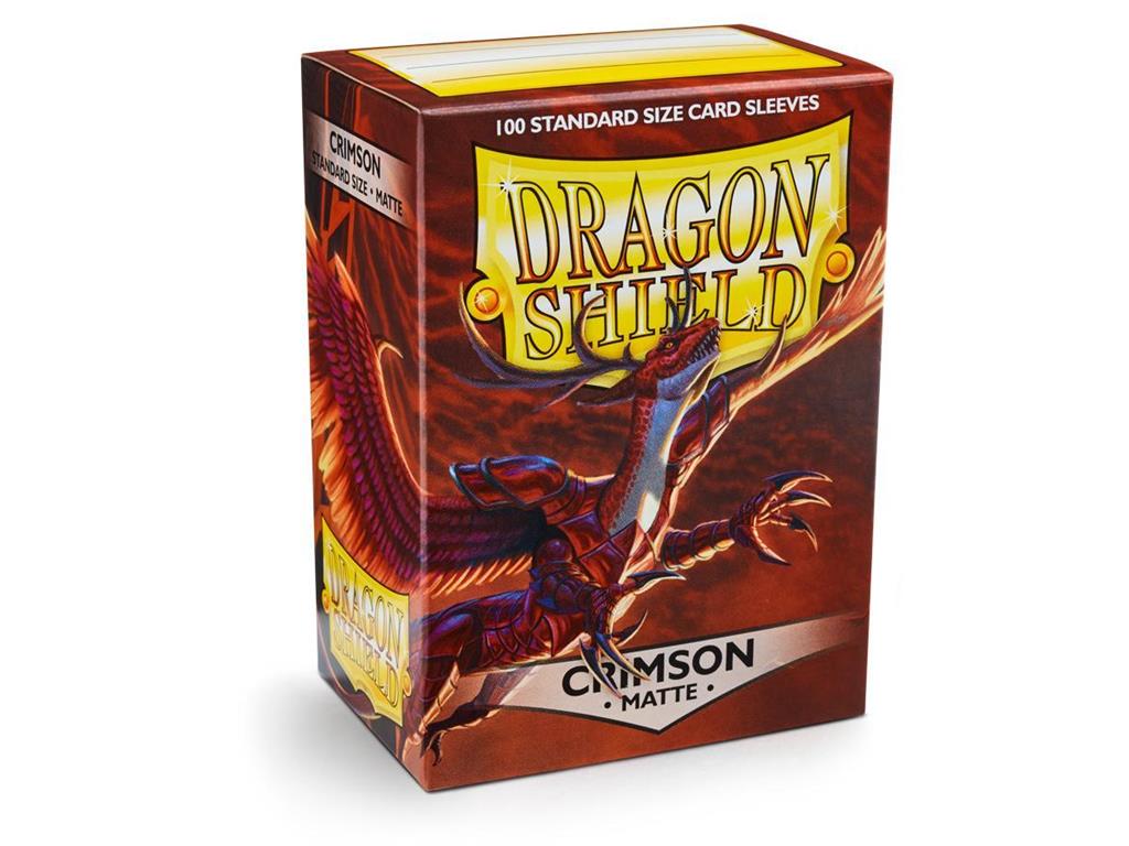 SLEEVES Dragon Shield MATTE Crimson (100 stuks)