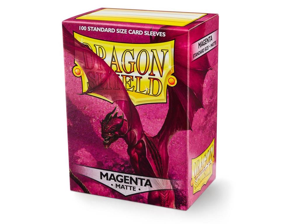 SLEEVES Dragon Shield MATTE Magenta (100 stuks)