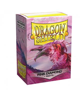 SLEEVES Dragon Shield MATTE Pink Diamond (100 stuks)