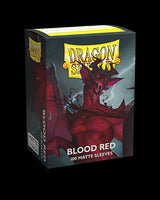 SLEEVES Dragon Shield Blood Red (100 stuks)