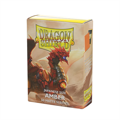 SLEEVES Dragon Shield Matte Japanese Amber (60 pièces)