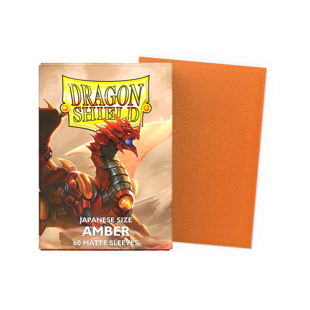 SLEEVES Dragon Shield Matte Japanese Amber (60 pièces)