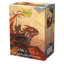 Accessoires Bathe your deck in gold with the metallic Dual Matte sleeves featuring Anima Infinita, the Endless Truth. Our Dual Matte sleeves are fully opaque and have a black interior that creates a dramatic background for your TCG cards. Dual Matte sleev