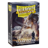 SLEEVES Dragon Shield Outer Sleeves Matte Clear (100 stuks)