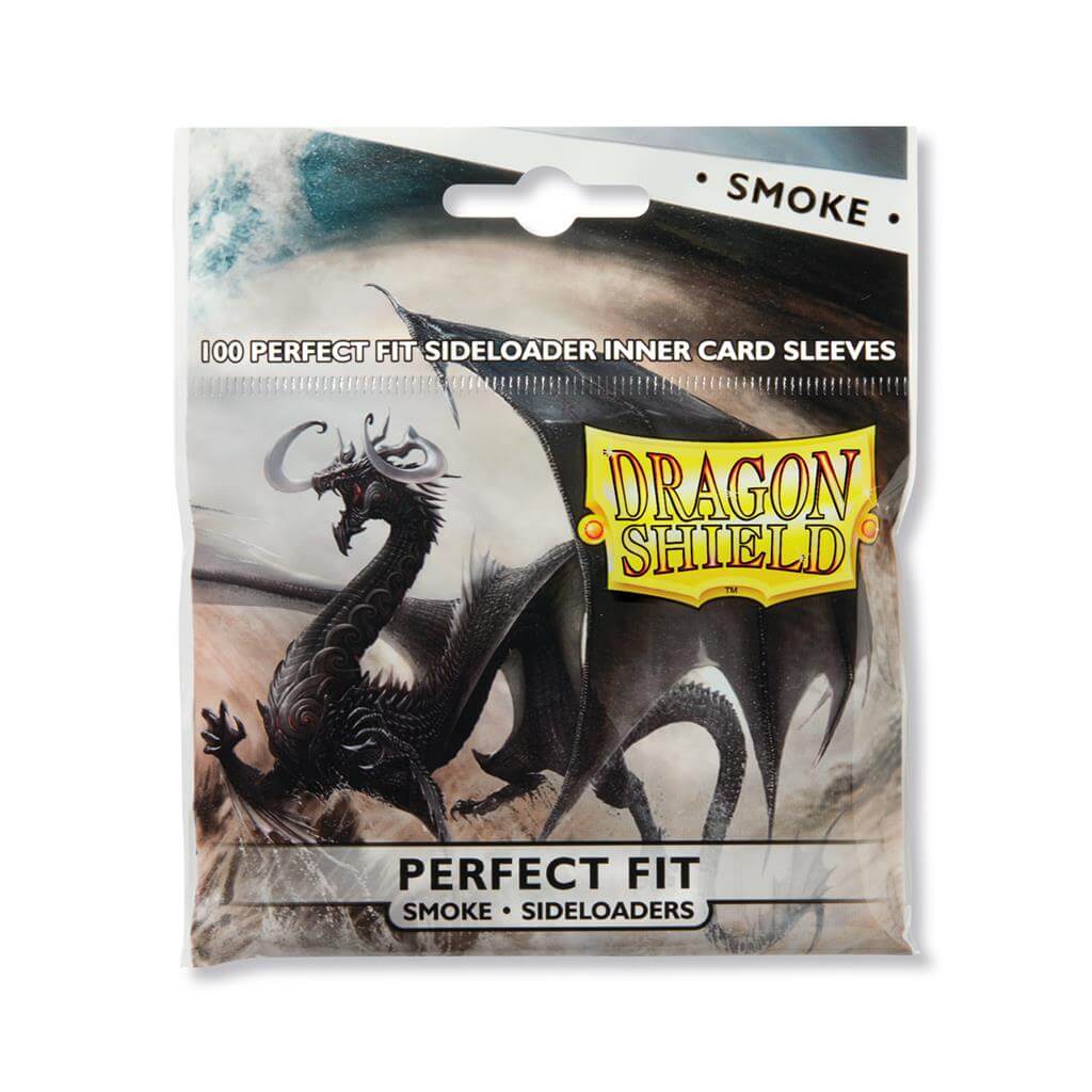 Accessoires De inner-sleeves van Dragon Shield met een doorzichtige voorkant en donkerdere achterkant om te voorkomen dat de achterzijde van een kaart door schijnt. Dit is vooral voor het gebruik van dubbelzijdige kaarten die gesleeved zijn in hoesjes met