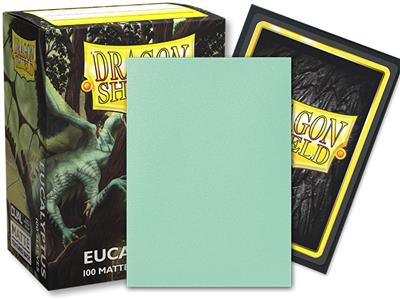 Accessoires These new Dragon Shield Dual Matte sleeves are fully opaque, making them safe for play with double-faced cards, and they have a colorful back, available in five bright colors. This is the Eucalyptus (Lehel) version. What makes these special, t