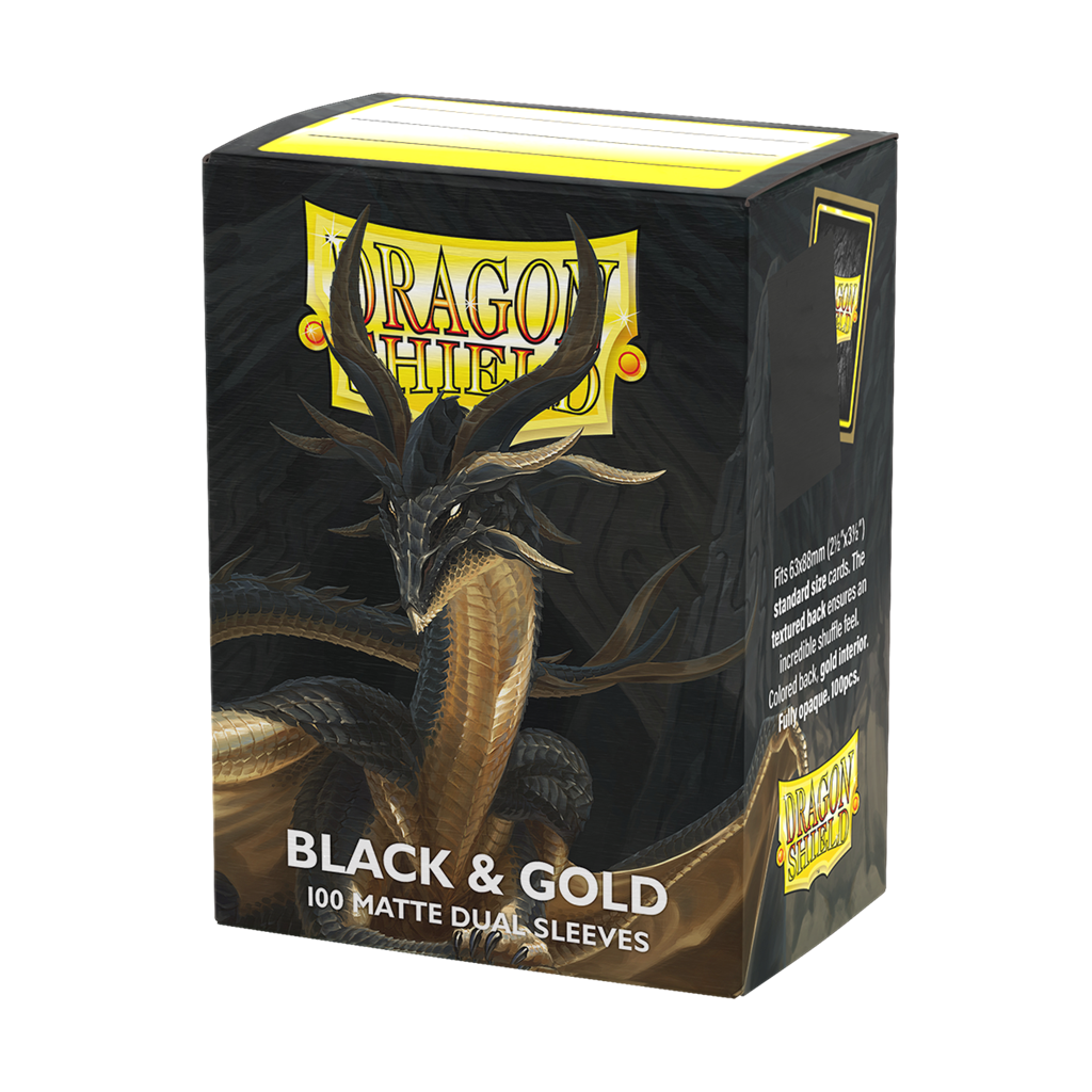 SLEEVES DS Matte Dual - Black Gold (100) (Copy)