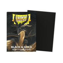 SLEEVES DS Matte Dual - Black Gold (100) (Copy)