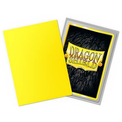 SLEEVES DS Matte Dual - Jaune & Argent (100)