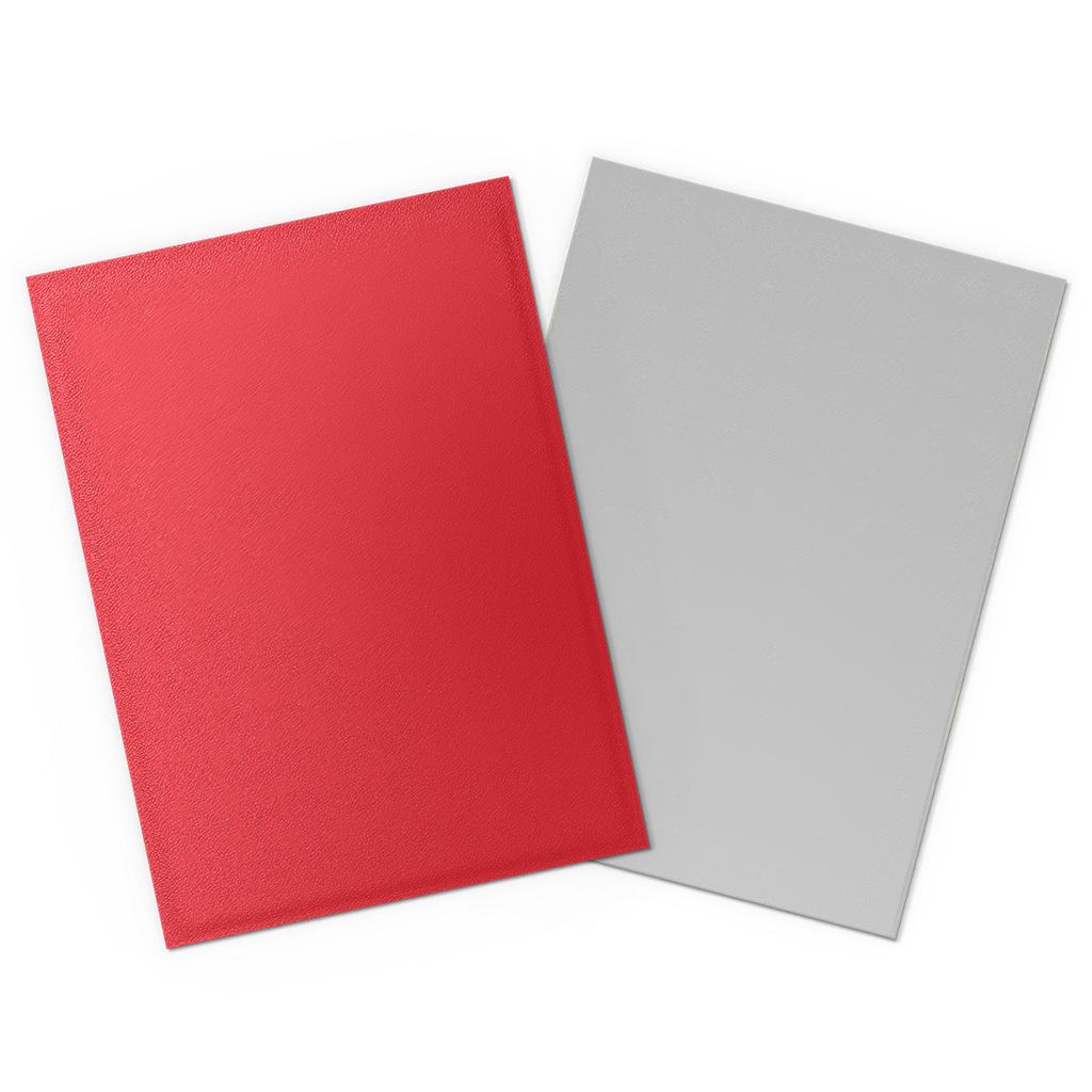 PROTÈGE-CARTES DS Matte Dual - Crimson & Silver (100)