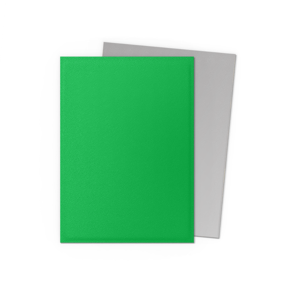 SLEEVES DS Matte Dual - Apple Green & Silver (100)