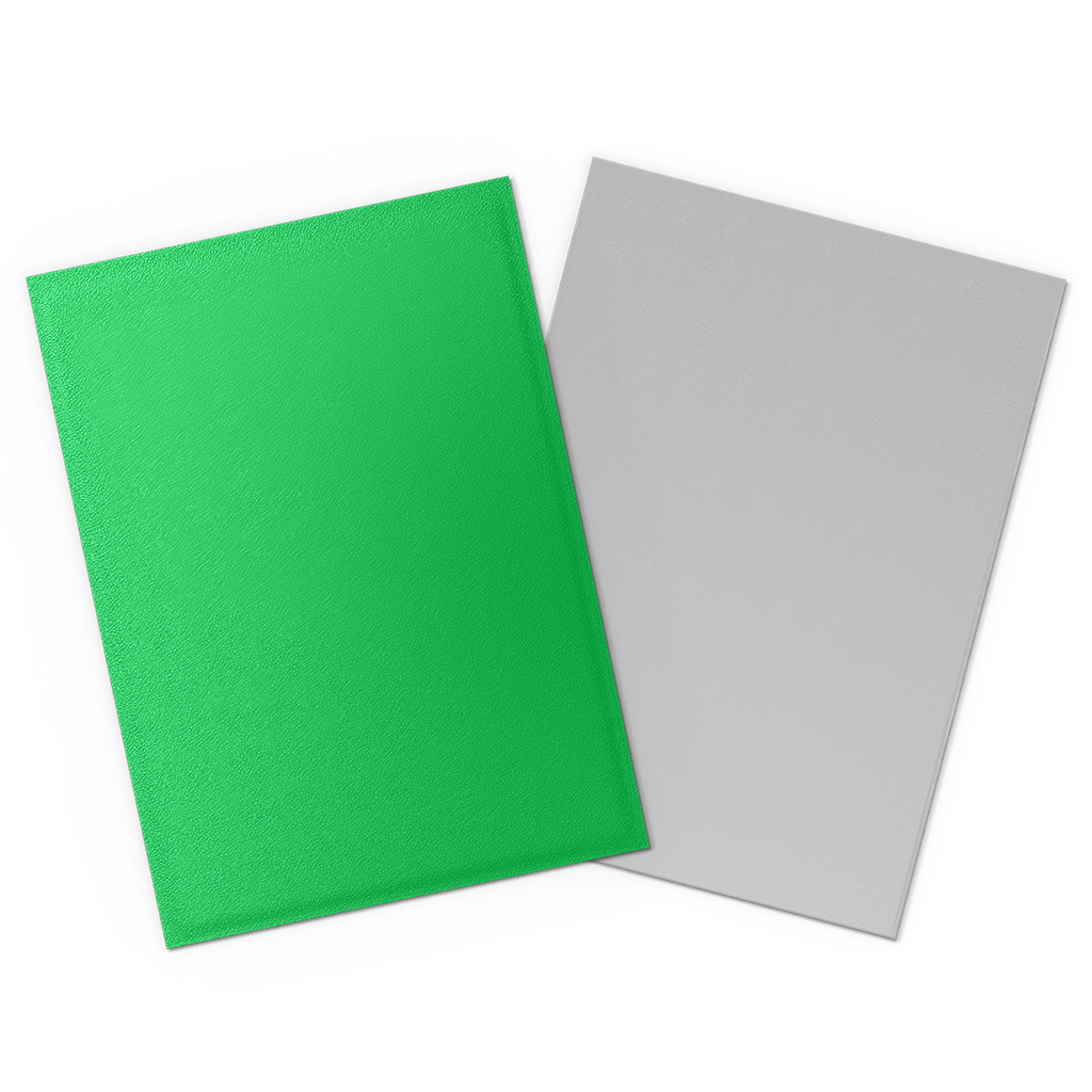 SLEEVES DS Matte Dual - Apple Green & Silver (100)