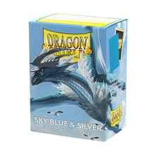 Hüllen DS Matte Dual - Sky Blue & Silver (100)