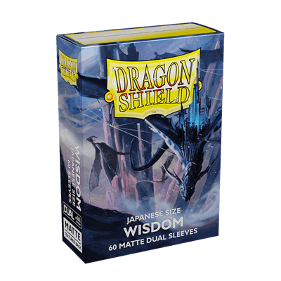 Dragon Shield - SLEEVES Japanese Matte Dual Wisdom (60 stuks)