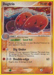 Dugtrio - EX Crystal Guardians - 5/100